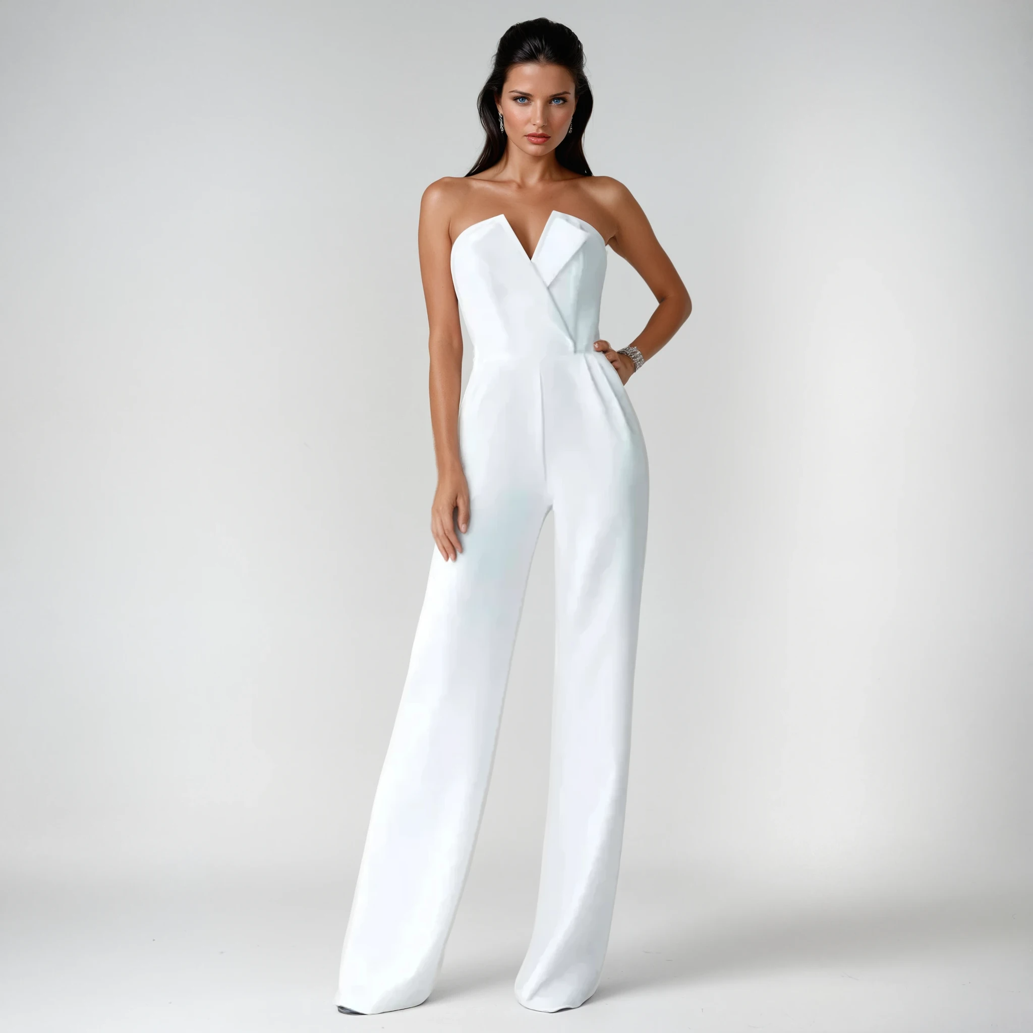 Alessandra | Eleganter Bandeau-Jumpsuit