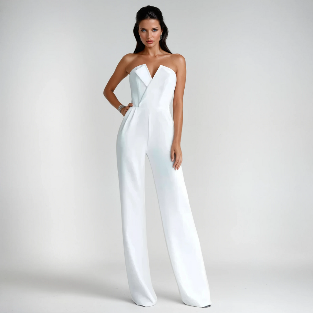 Alessandra | Eleganter Bandeau-Jumpsuit