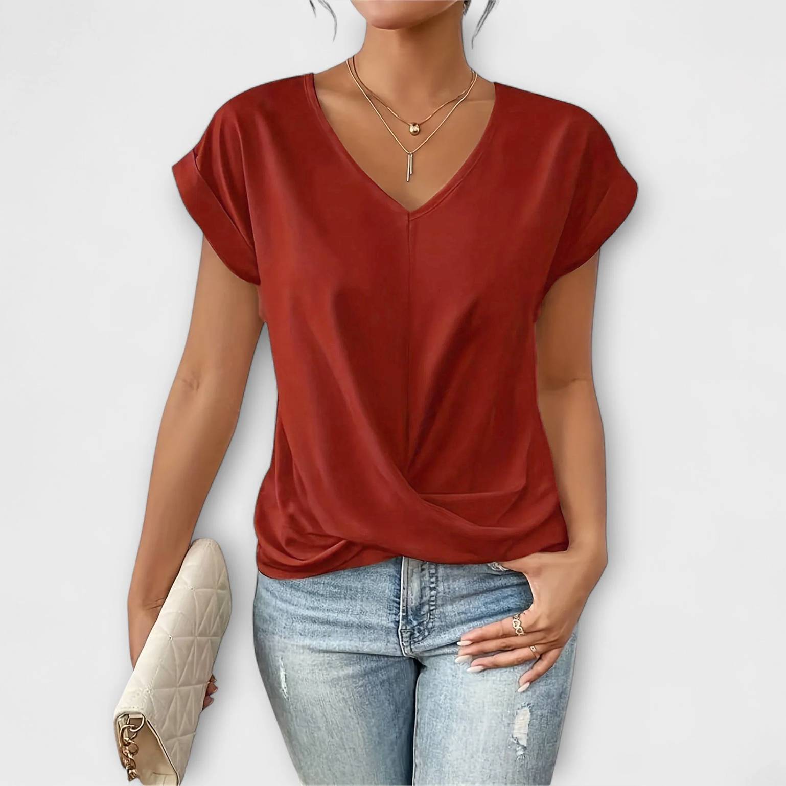 Eloise - V-Ausschnitt Top