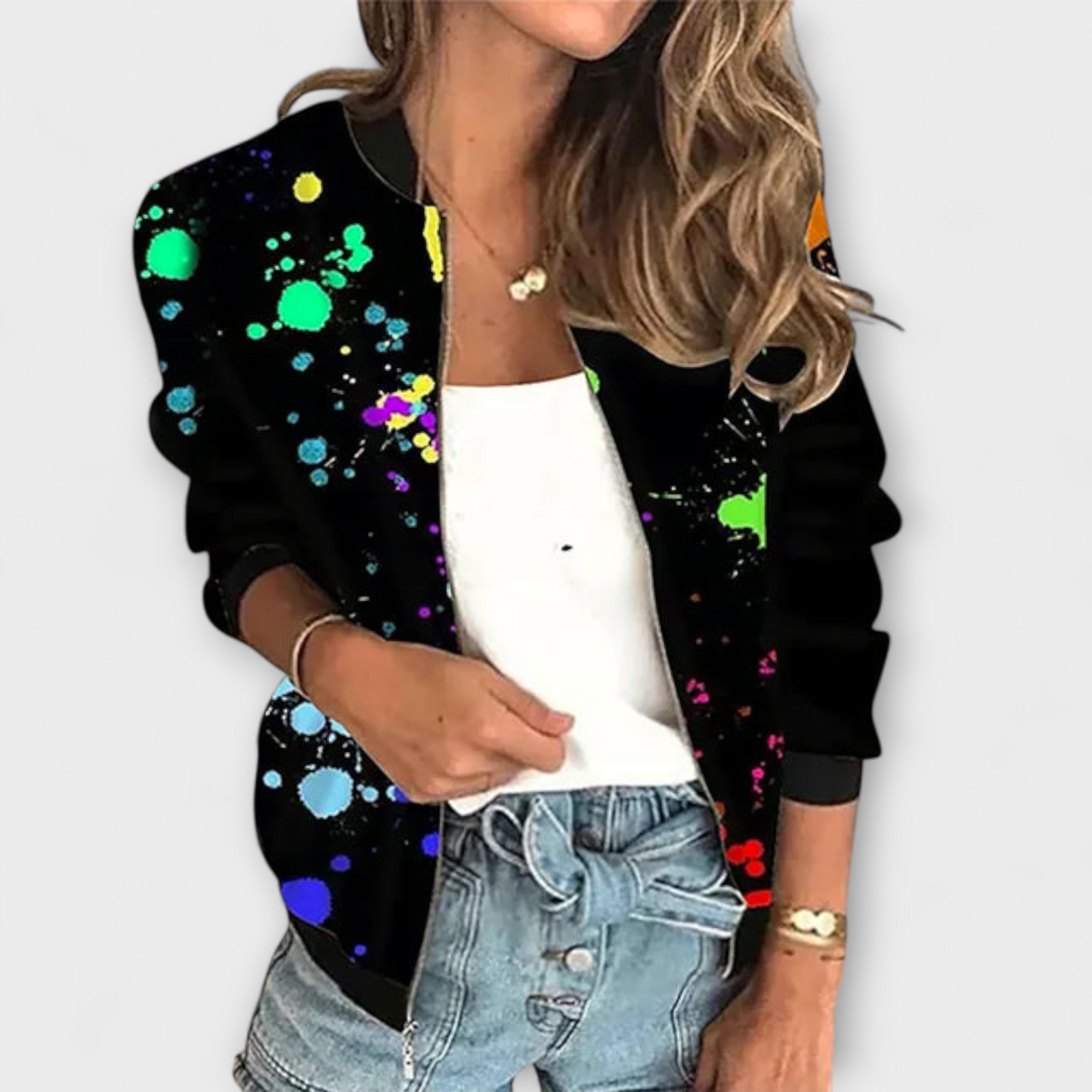 Linde - Bedruckte Ritsjacke