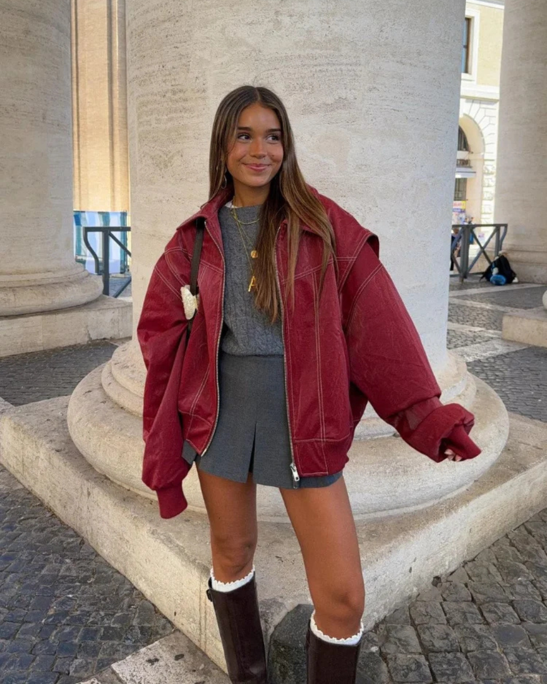 Sumaya | Markante Lederjacke