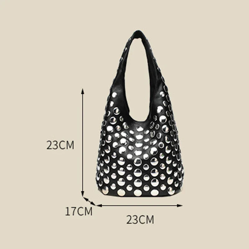 MIDNIGHT REBEL HOBO BAG