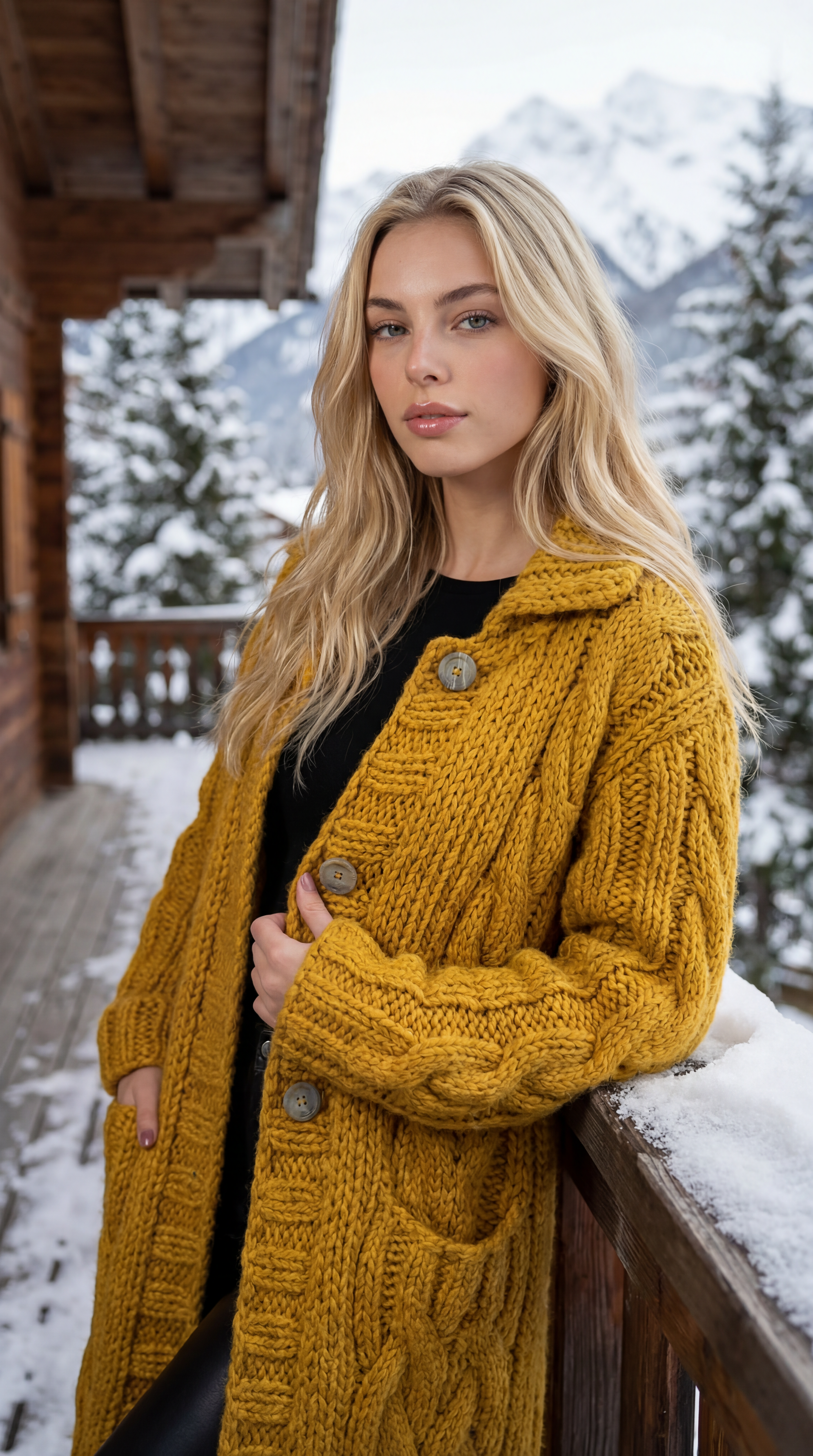 KARINA | ELEGANT COSY COAT WITH TUMMY COVERAGE